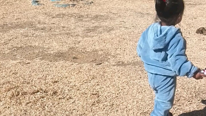 baby playing