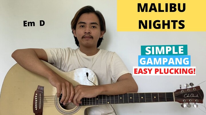 TUTORIAL PETIKAN (Malibu Nights - LANY) (Tutorial Gitar) CHORD SIMPLE GAMPANG!