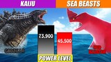 Kaiju and Sea Beast Power Comparison | SPORE