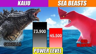 Kaiju and Sea Beast Power Comparison | SPORE