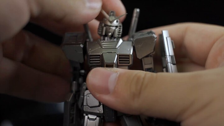 Bandai Gundam Nim Alloy Asal 1/144 Skala Tokyo Gundam Base Mode Unboxing Ulasan Palsu RX78-2 ALLOY M