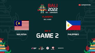 Philippines vs Malaysia Game 2 IESF World Esports Championship 2022 | PHL vs MAS ESPORTSTV