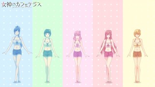 [ซับไทย] megami no cafe terrace op  -  unmei kyoudoutai  -