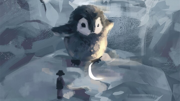 Tidak mungkin, ilustrasi penguin yang aku buat jadi mainan boneka!