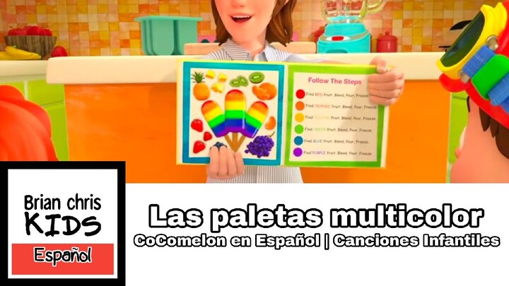 CoComelon en Español | Las paletas multicolor | Canciones Infantiles