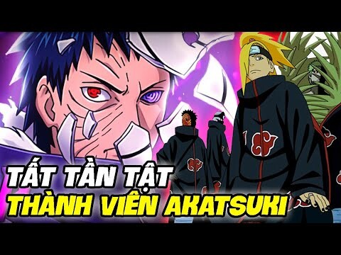 Tổng hợp Tất Cả Thành Viên Akatsuki | Nhẫn Akatsuki | Evolution of Akatsuki in Naruto & Boruto