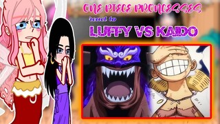 One Piece Princesses react to Luffy Vs Kaido|| Joyboy/Gear 5|| Chu Gacha React||{🇧🇷/🇷🇺/🇺🇸}