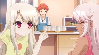 Shirou Emiya: I can't lie about food (Shirou and Illya were both so cute when they were little)
