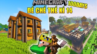 Tóm tắt 100 ngày trong đế chế thế kỉ 14 trong minecraft sinh tồn