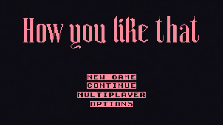 [Reprinted, authorized] BLACKPINK How you like that-8bit pixel game style