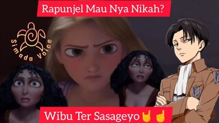 DI SAAT RAPUNZEL TER SASAGEYO KARENA LEVI A.O.T