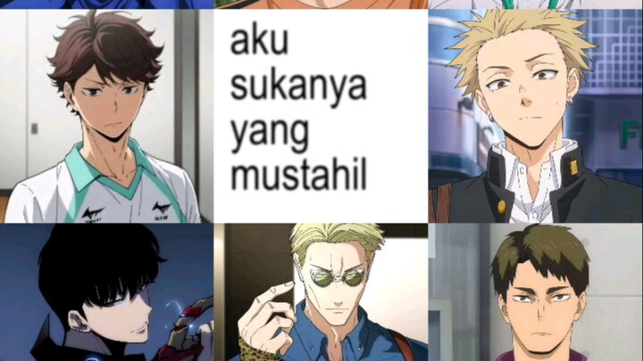 tampannya terlalu mustahil untuk dimiliki | anime ver
