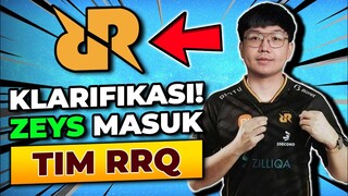 KLARIFIKASI BANGDUK! ZEYS AKHIRNYA MASUK RRQ!?