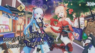 Mousepad Official Genshin Impact Mihoyo
