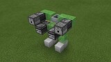 How to make working robot in Minecraft pocket edition ðŸ’¯ workingâœ“