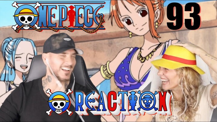ONE PIECE EP 93 ENTERING ALABASTA 🦂 🐪 REACTION |  couples first time watching!