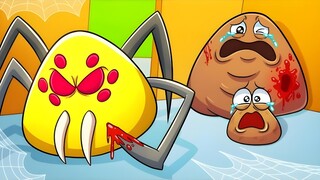 YouTube Hornstromp Fingers | SPIDER POU DARK SECERT! Bou's Revenge Animation | Part 2/2 | Views+15