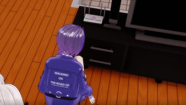 [Restore to MMD] Why is the router in Sister La's house so big?