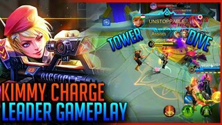 kimmy - | Charge Leader | Gameplay | Skin Giveaway - Mobile Legends