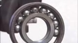 How are the balls in the bearing put in?