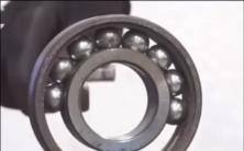 How are the balls in the bearing put in?