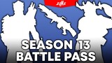 Season 13 ALL Battle Pass skins ! × Apex Legends