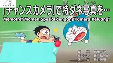 Doraemon memotret momen spesial dengan kamera peluang