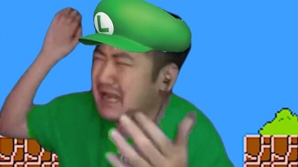 Luigi suy sụp sau khi biết Mario rơi xuống hố