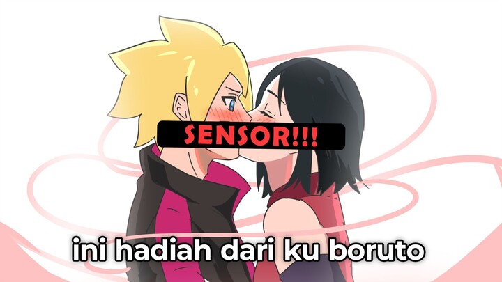 Boruto:astaga sarada ngapain !!😱🤯