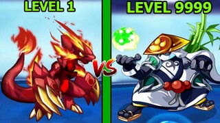 Quái Thú Đối Đầu Rồng Lửa Dung Nham Và Gấu Zuka Liên Quân - Monsters & Puzzles - Top Game Thành EJ