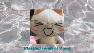 Pov: Blasting songs at 3 am | first playlist i made🎀|