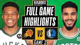 BUCKS vs CELTICS FULL GAME 3 HIGHLIGHTS | 2022 NBA Playoffs Highlights Bucks vs Celtics NBA 2K22