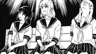 Three tiny people hold up the world