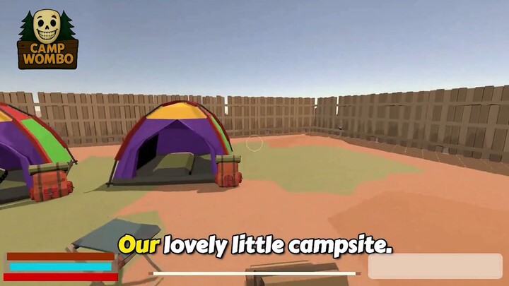 I wanted to show you the campsite where we came with our friends 🤡