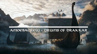 Drums of Drakkar vikings and medieval music