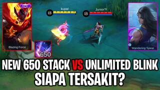 ALDOUS NEW 650 STACK VS ARLOTT UNLIMITED LIFESTEAL BLINK ~ MLBB