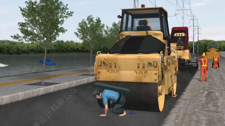 Orang lewat langsung jadi ‘papan karton’ dalam kecelakaan mengerikan yang disebabkan oleh mesin pema