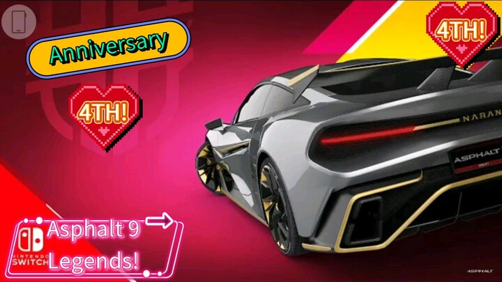 Asphalt 9 4TH Anniversary Trailer