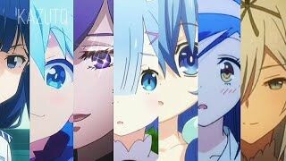 Blue Hair Waifu「AMV」- Jump And Sweat Remix