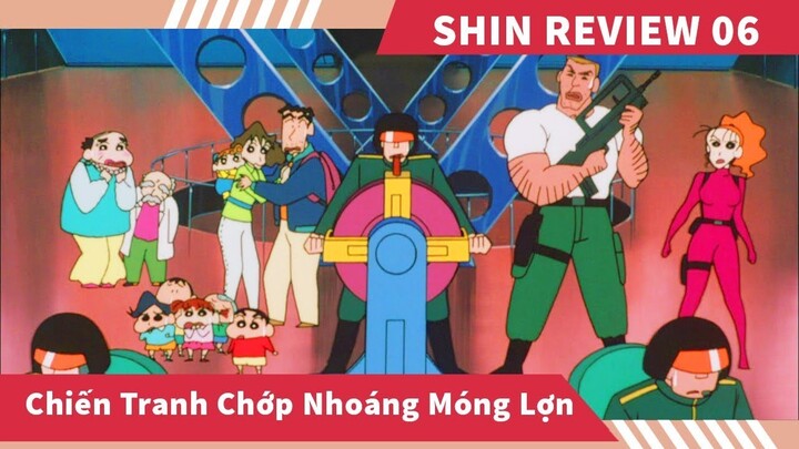 Review Phim Shin 06, Shin Trận Chiến Chớp Nhoáng Móng Lợn, Tóm tắt cậu bé bút chì tập 6