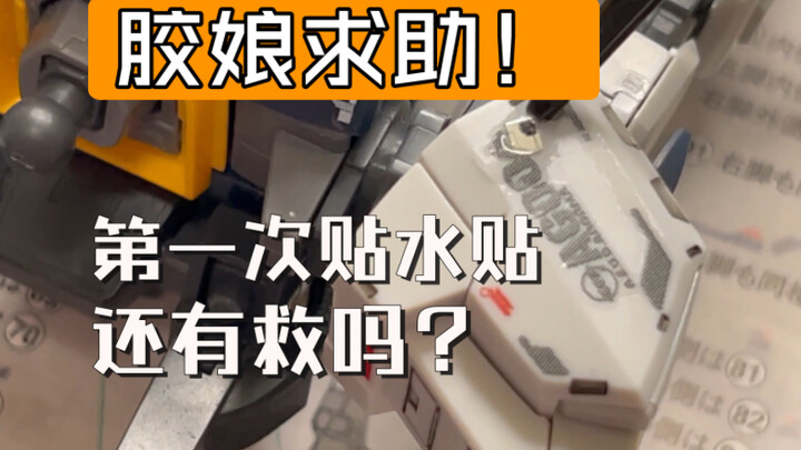 【七七】胶娘第一次贴水贴，遇到大麻烦！求助！在线等！急！
