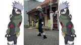 Kakashi Hatake mencoba Fuma Shuriken...