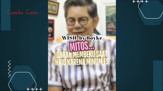 Minum es pas haid? Itu MITOS bestie!  Jangan mau ditakut-takutin. dr. Boyke udah klarifikasi!  Share