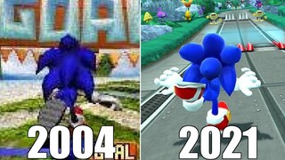 Evolution of Sonic Dash Games [2004-2021]