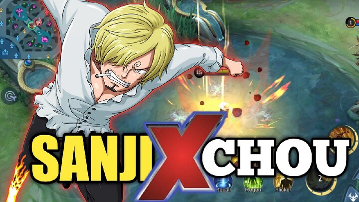 SANJI X CHOU | SEKALI SEPAK MUKAT!! EFEK KEREN SIH