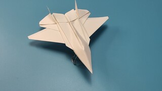 How to fold a cool simulated paper airplane! Russian fifth-generation aircraft SU-57