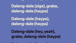 Daleng-dale by GAT (full lyrics)