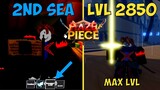 Reaching 2nd Sea & New Max Lvl 2850 in Haze Piece Update!