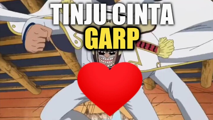 tinju cinta garp kepada luffy