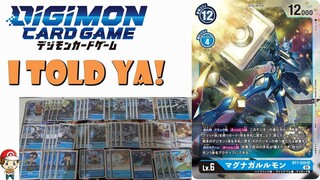 I Told You Blue Hybrid Was Awesome Now! MagnaGarurumon Winning!